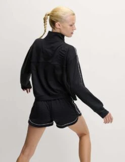 Modal Rich Funnel Neck Half Zip Top -Marksandspencer Sale Store modal rich funnel neck half zip top 9