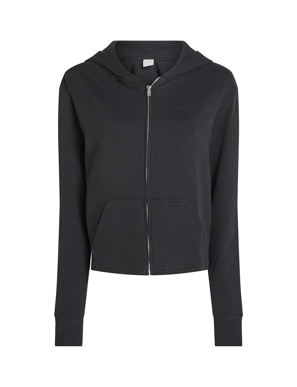 Calvin Klein Modern Terry Cotton Rich Zip Lounge Hoodie 6 Calvin Klein Modern Terry Cotton Rich Zip Lounge Hoodie - Image 6