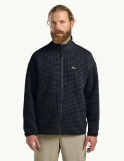 Jack Wolfskin Mogari Textured Zip Up Fleece Jacket -Marksandspencer Sale Store mogari textured zip up fleece jacket 10