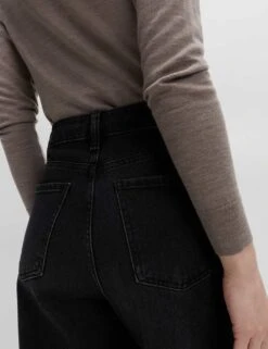 High Waisted Carrot Leg Ankle Grazer Jeans -Marksandspencer Sale Store mom high waisted carrot leg ankle grazer jeans 5