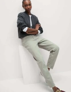 Mom High Waisted Colour Ankle Grazer Jeans -Marksandspencer Sale Store mom high waisted colour ankle grazer jeans 7