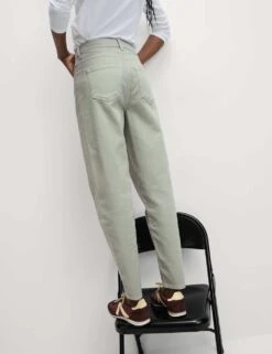 Mom High Waisted Colour Ankle Grazer Jeans -Marksandspencer Sale Store mom high waisted colour ankle grazer jeans 8