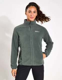 Jack Wolfskin Moonrise Zip Up Funnel Neck Fleece Jacket -Marksandspencer Sale Store moonrise zip up funnel neck fleece jacket 11