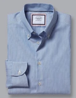 Non Iron Pure Cotton Striped Oxford Shirt 18 Non Iron Pure Cotton Striped Oxford Shirt -Marksandspencer Sale Store non iron pure cotton striped oxford shirt 6