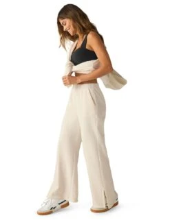 Beyond Yoga Open Ended Cotton Rich Wide Leg Joggers -Marksandspencer Sale Store open ended cotton rich wide leg joggers 12