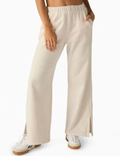 Beyond Yoga Open Ended Cotton Rich Wide Leg Joggers -Marksandspencer Sale Store open ended cotton rich wide leg joggers 13