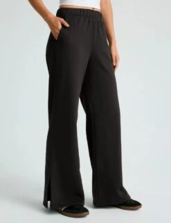 Beyond Yoga Open Ended Cotton Rich Wide Leg Joggers -Marksandspencer Sale Store open ended cotton rich wide leg joggers 6