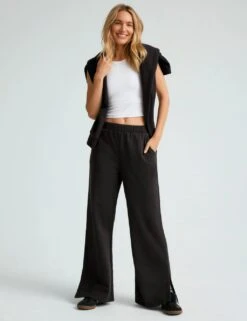 Beyond Yoga Open Ended Cotton Rich Wide Leg Joggers -Marksandspencer Sale Store open ended cotton rich wide leg joggers 8