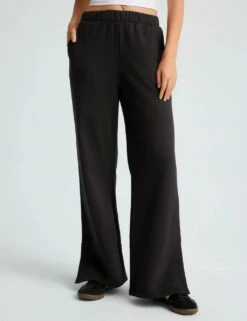 Beyond Yoga Open Ended Cotton Rich Wide Leg Joggers -Marksandspencer Sale Store open ended cotton rich wide leg joggers 9