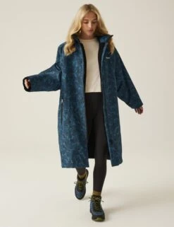 Regatta Orla Kiely Waterproof Hooded Changing Robe -Marksandspencer Sale Store orla kiely printed hooded changing robe 12