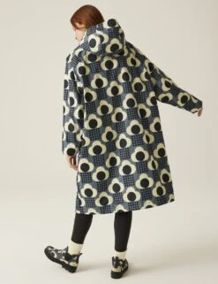 Regatta Orla Kiely Waterproof Hooded Changing Robe -Marksandspencer Sale Store orla kiely printed hooded changing robe 4