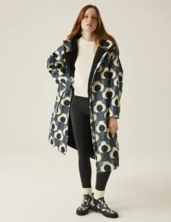 Regatta Orla Kiely Waterproof Hooded Changing Robe -Marksandspencer Sale Store orla kiely printed hooded changing robe 5