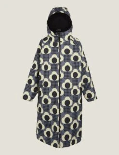 Regatta Orla Kiely Waterproof Hooded Changing Robe -Marksandspencer Sale Store orla kiely printed hooded changing robe 6