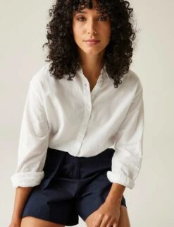 Regatta Orla Kiely Summer Pure Cotton Belted Shorts -Marksandspencer Sale Store orla kiely summer pure cotton belted shorts 11