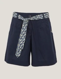 Regatta Orla Kiely Summer Pure Cotton Belted Shorts -Marksandspencer Sale Store orla kiely summer pure cotton belted shorts 12
