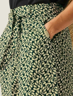 Regatta Orla Kiely Summer Pure Cotton Belted Shorts -Marksandspencer Sale Store orla kiely summer pure cotton belted shorts 14