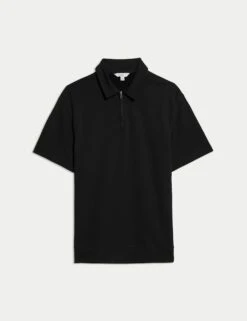Oversized Fit Cotton Rich Textured Polo Shirt 34 Oversized Fit Cotton Rich Textured Polo Shirt -Marksandspencer Sale Store oversized fit cotton rich textured polo shirt 13