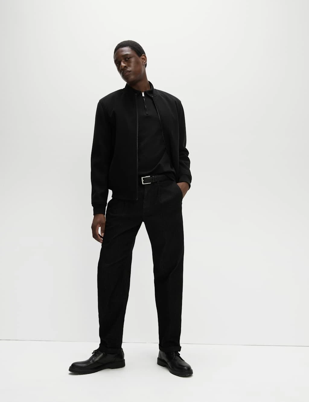 Oversized Fit Cotton Rich Textured Polo Shirt 18 Oversized Fit Cotton Rich Textured Polo Shirt - Image 18