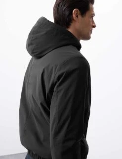 Padded Hooded Bomber Jacket -Marksandspencer Sale Store padded hooded bomber jacket 10