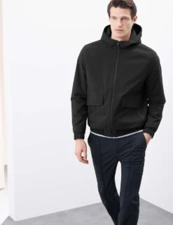 Padded Hooded Bomber Jacket -Marksandspencer Sale Store padded hooded bomber jacket 11