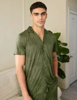 Palm Print Pyjama Set -Marksandspencer Sale Store palm print pyjama set 7