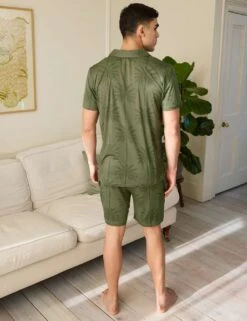 Palm Print Pyjama Set -Marksandspencer Sale Store palm print pyjama set 8