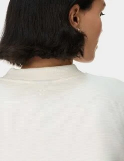 Sweaty Betty Peaceful Cotton Blend Ribbed Sweatshirt -Marksandspencer Sale Store peaceful cotton blend ribbed sweatshirt 8