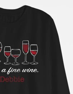 Personalised Fine Wine Sweatshirt -Marksandspencer Sale Store personalised fine wine sweatshirt 4