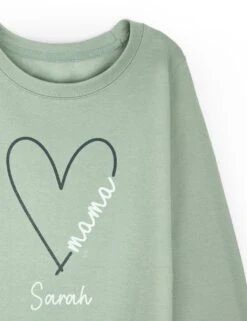 Personalised Ladies Mama Heart Sweatshirt -Marksandspencer Sale Store personalised ladies mama heart sweatshirt 4