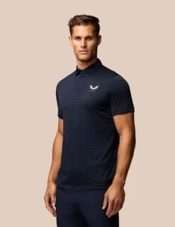 CASTORE Pinnacle Striped Textured Polo Shirt -Marksandspencer Sale Store pinnacle striped textured polo shirt 11