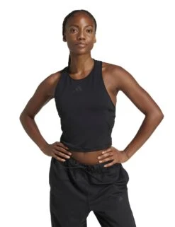 ADIDAS Power 3-Stripes Racer Back Vest Top With Bra 34 ADIDAS Power 3-Stripes Racer Back Vest Top With Bra -Marksandspencer Sale Store power 3 stripes racer back vest top with bra 14