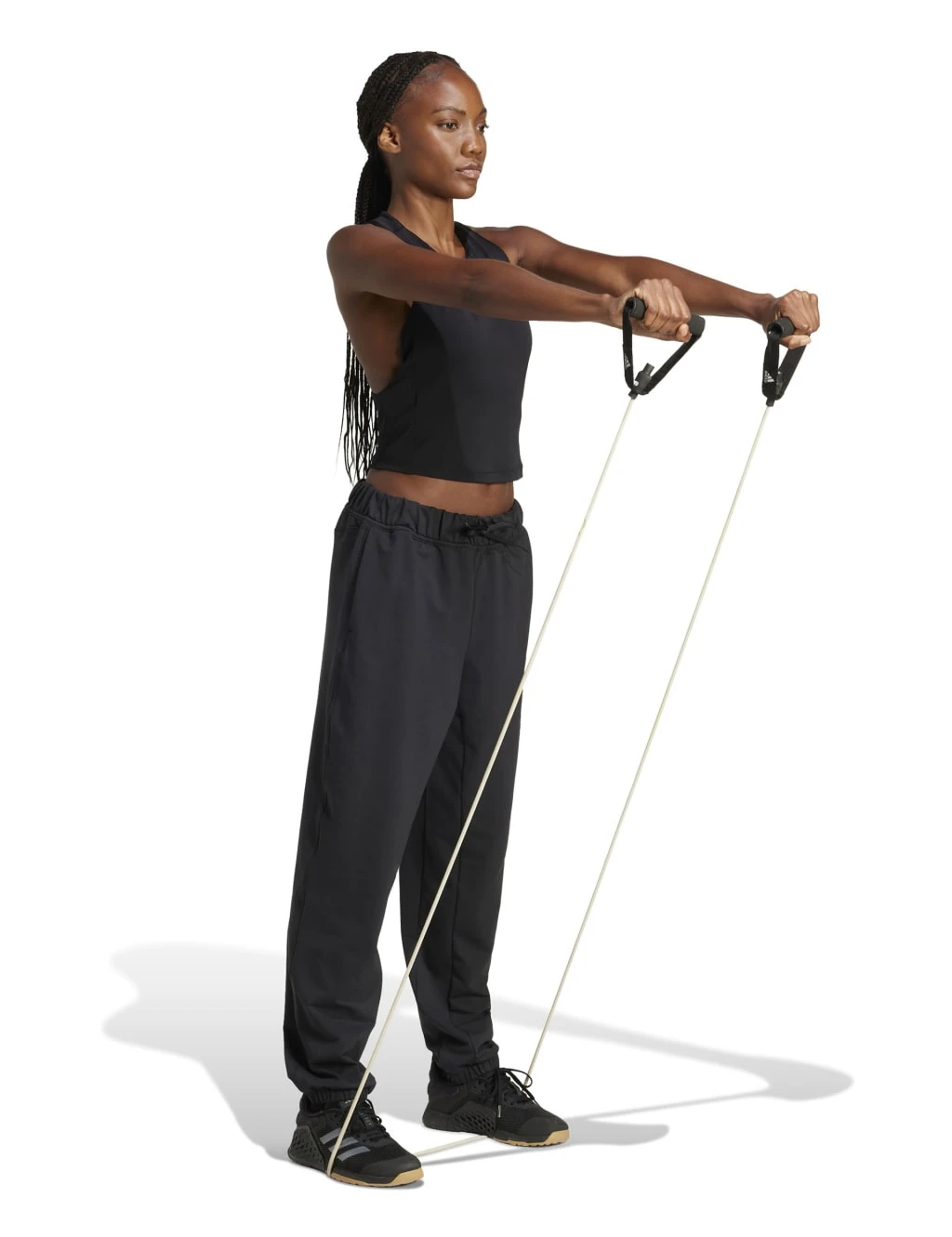 ADIDAS Power 3-Stripes Racer Back Vest Top With Bra 20 ADIDAS Power 3-Stripes Racer Back Vest Top With Bra - Image 20