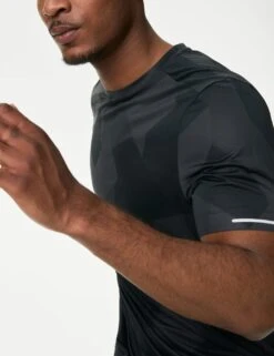 Printed Crew Neck T-Shirt -Marksandspencer Sale Store printed crew neck t shirt 7