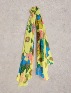 WHITE STUFF Printed Floral Scarf -Marksandspencer Sale Store printed floral scarf 5