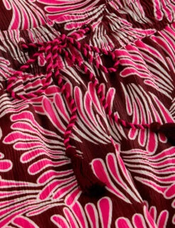 WHITE STUFF Printed Textured Wide Leg Trousers -Marksandspencer Sale Store printed textured wide leg trousers 6