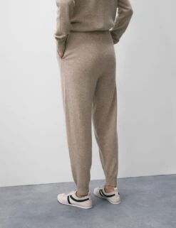 Pure Cashmere Tapered Ankle Grazer Joggers -Marksandspencer Sale Store pure cashmere tapered ankle grazer joggers 11