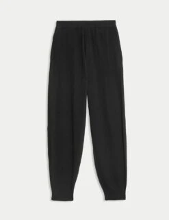 Pure Cashmere Tapered Ankle Grazer Joggers -Marksandspencer Sale Store pure cashmere tapered ankle grazer joggers 14