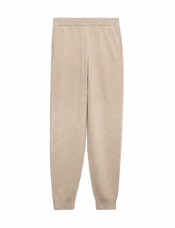 Pure Cashmere Tapered Ankle Grazer Joggers -Marksandspencer Sale Store pure cashmere tapered ankle grazer joggers