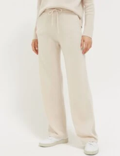 CHINTI & PARKER Pure Cashmere Wide Leg Joggers -Marksandspencer Sale Store pure cashmere wide leg joggers 12
