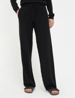 CHINTI & PARKER Pure Cashmere Wide Leg Joggers -Marksandspencer Sale Store pure cashmere wide leg joggers 9