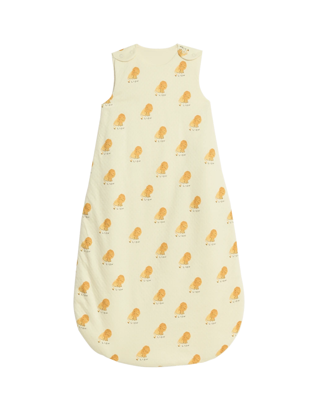 Pure Cotton 2.5 Tog Lion Print Sleeping Bag (0-3 Yrs) 5 Pure Cotton 2.5 Tog Lion Print Sleeping Bag (0-3 Yrs) - Image 5