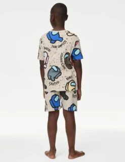 Pure Cotton Among Us™ Pyjamas (7-16 Yrs) 21 Pure Cotton Among Us™ Pyjamas (7-16 Yrs) -Marksandspencer Sale Store pure cotton among us pyjamas 7 16 yrs 1 9
