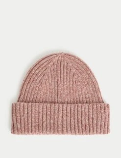 Pure Cotton Beanie Hat -Marksandspencer Sale Store pure cotton beanie hat 2