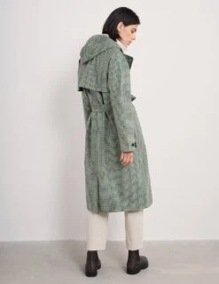 Pure Cotton Belted Hooded Longline Trench Coat 14 Pure Cotton Belted Hooded Longline Trench Coat -Marksandspencer Sale Store pure cotton belted hooded longline trench coat 6