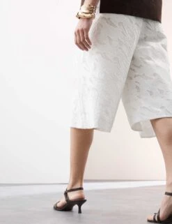 Pure Cotton Broderie Detail Wide Leg Culottes -Marksandspencer Sale Store pure cotton broderie detail wide leg culottes 9