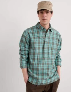 Pure Cotton Checked Flannel Shirt 14 Pure Cotton Checked Flannel Shirt -Marksandspencer Sale Store pure cotton checked flannel shirt 6