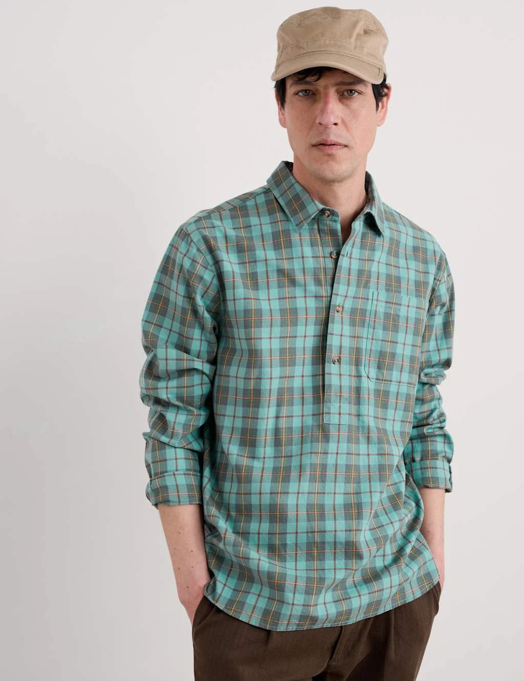 Pure Cotton Checked Flannel Shirt 7 Pure Cotton Checked Flannel Shirt - Image 7