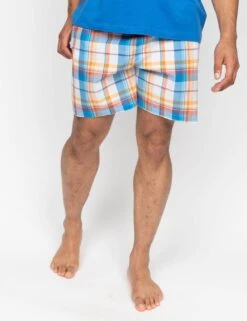 Cyberjammies Pure Cotton Checked Pyjama Shorts -Marksandspencer Sale Store pure cotton checked pyjama shorts 6