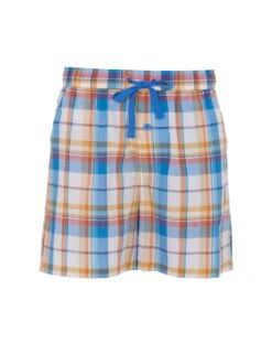 Cyberjammies Pure Cotton Checked Pyjama Shorts -Marksandspencer Sale Store pure cotton checked pyjama shorts 7