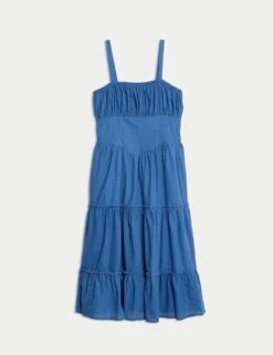 Pure Cotton Maxi Dress (6-16 Yrs) -Marksandspencer Sale Store pure cotton chilli print maxi dress 6 16 yrs 1 7